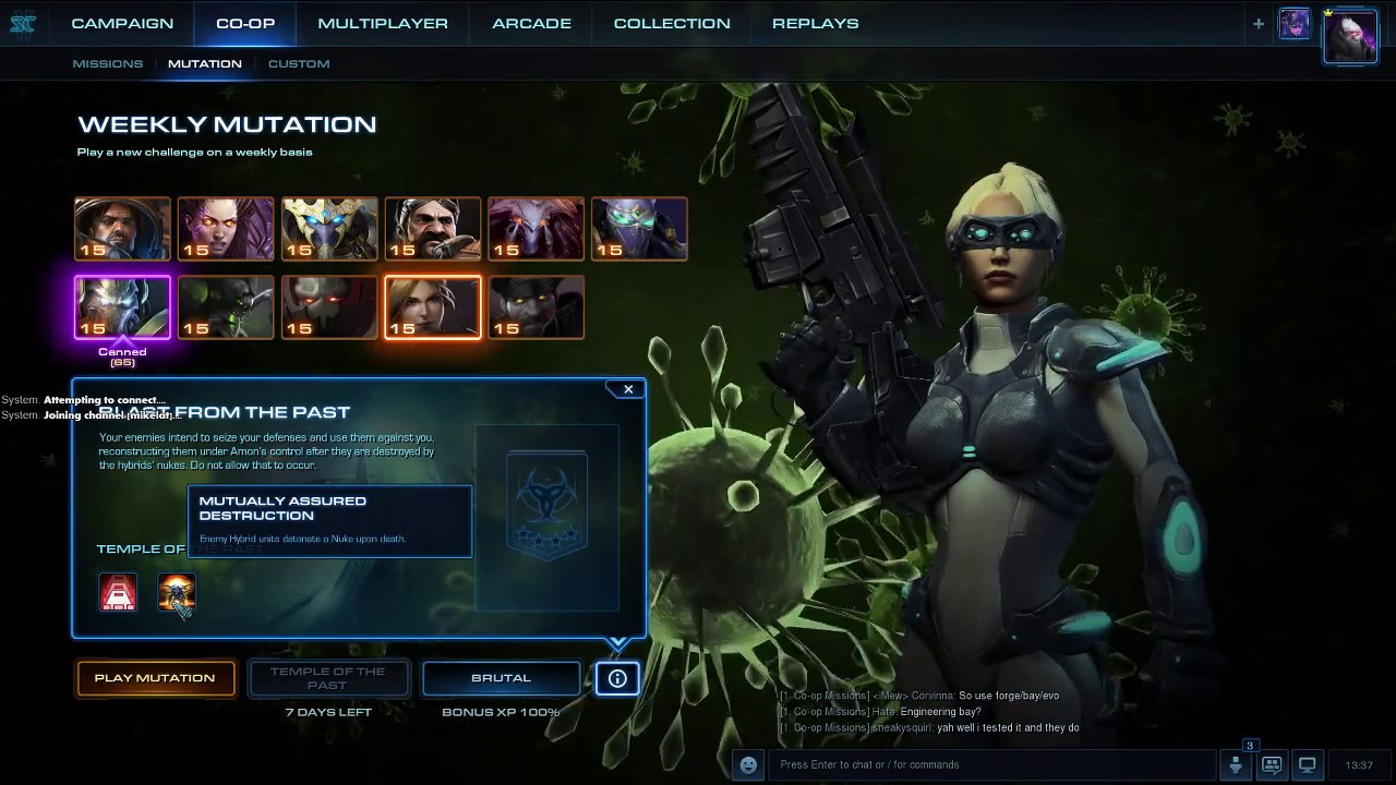 Starcraft 2 COOP Mutator Cheese [#39: BLAST FROM THE PAST]