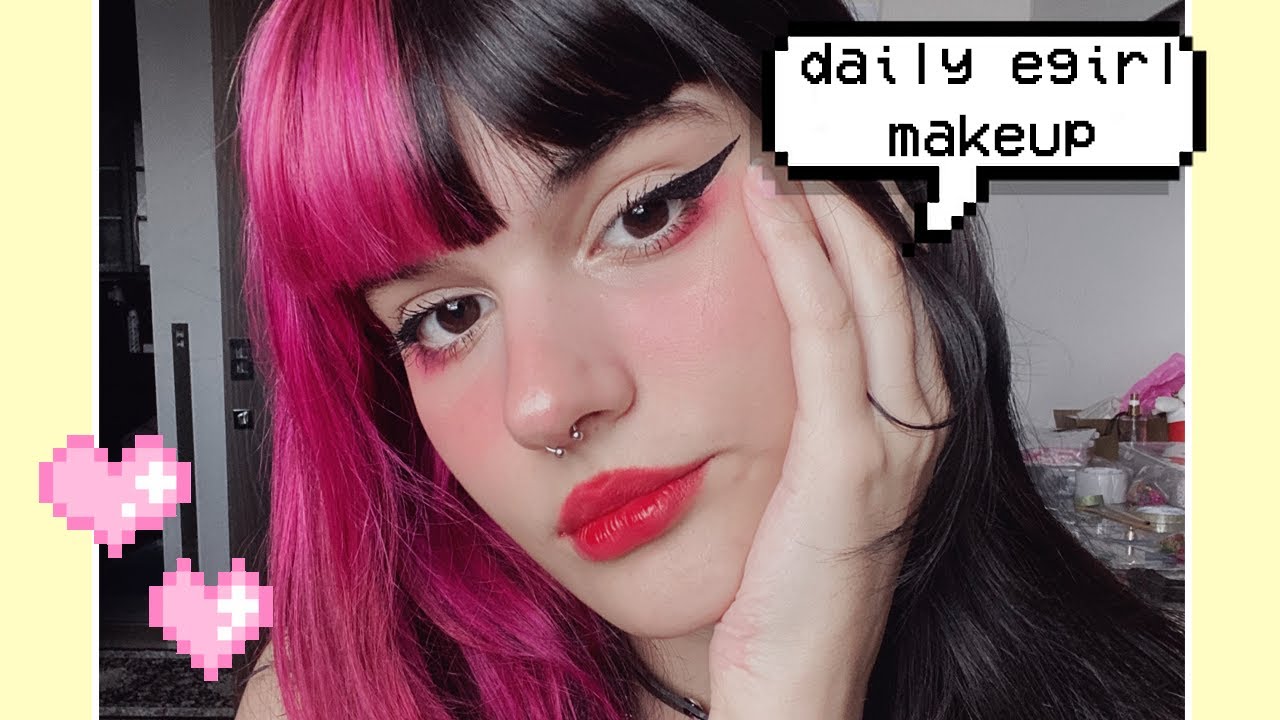ensinando minha make - egirl style