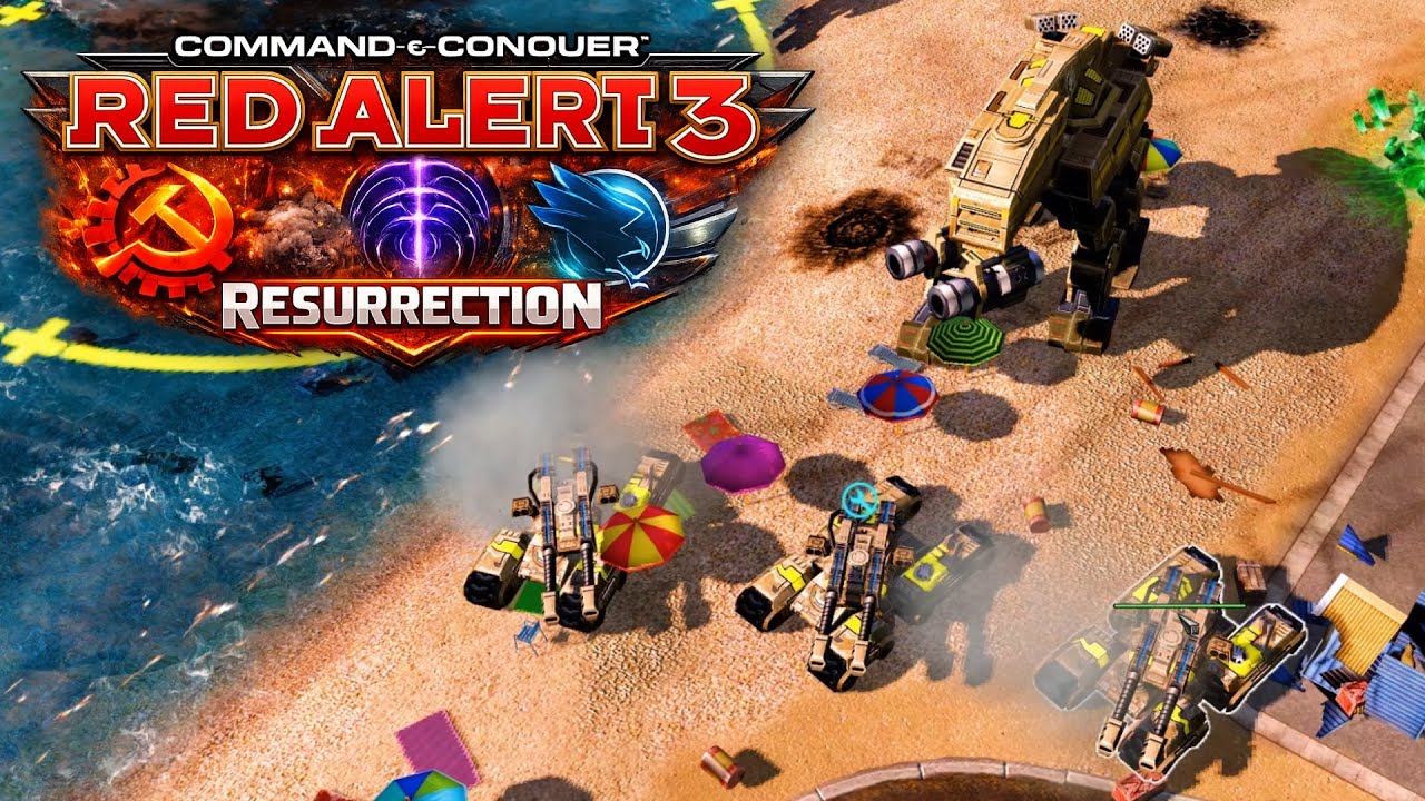 Red Alert 3 Resurrection Mod | GDI vs EU | (Civ War?)