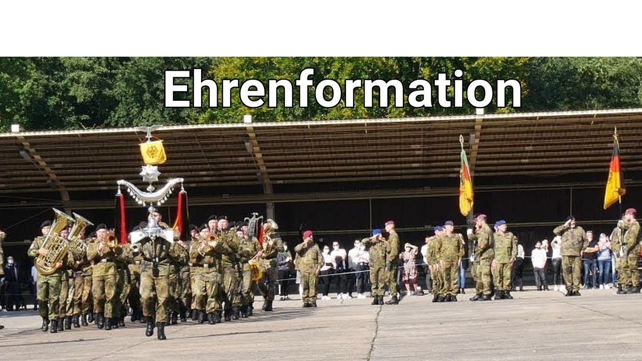 Einmarsch Ehrenformation LLBrig 1 Rückkehrerappell Seedorf 22.09.2021 