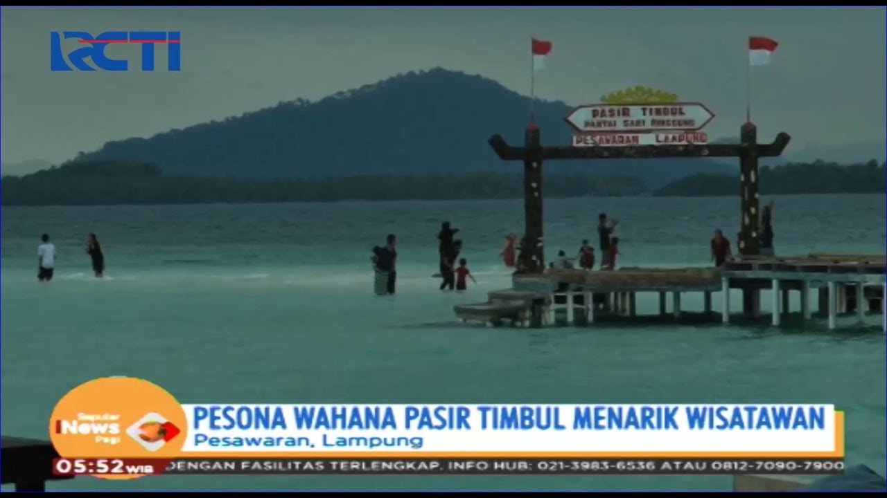 Pesona Pasir Timbul di Lampung Mampu Manjakan Mata - SIP 12/01