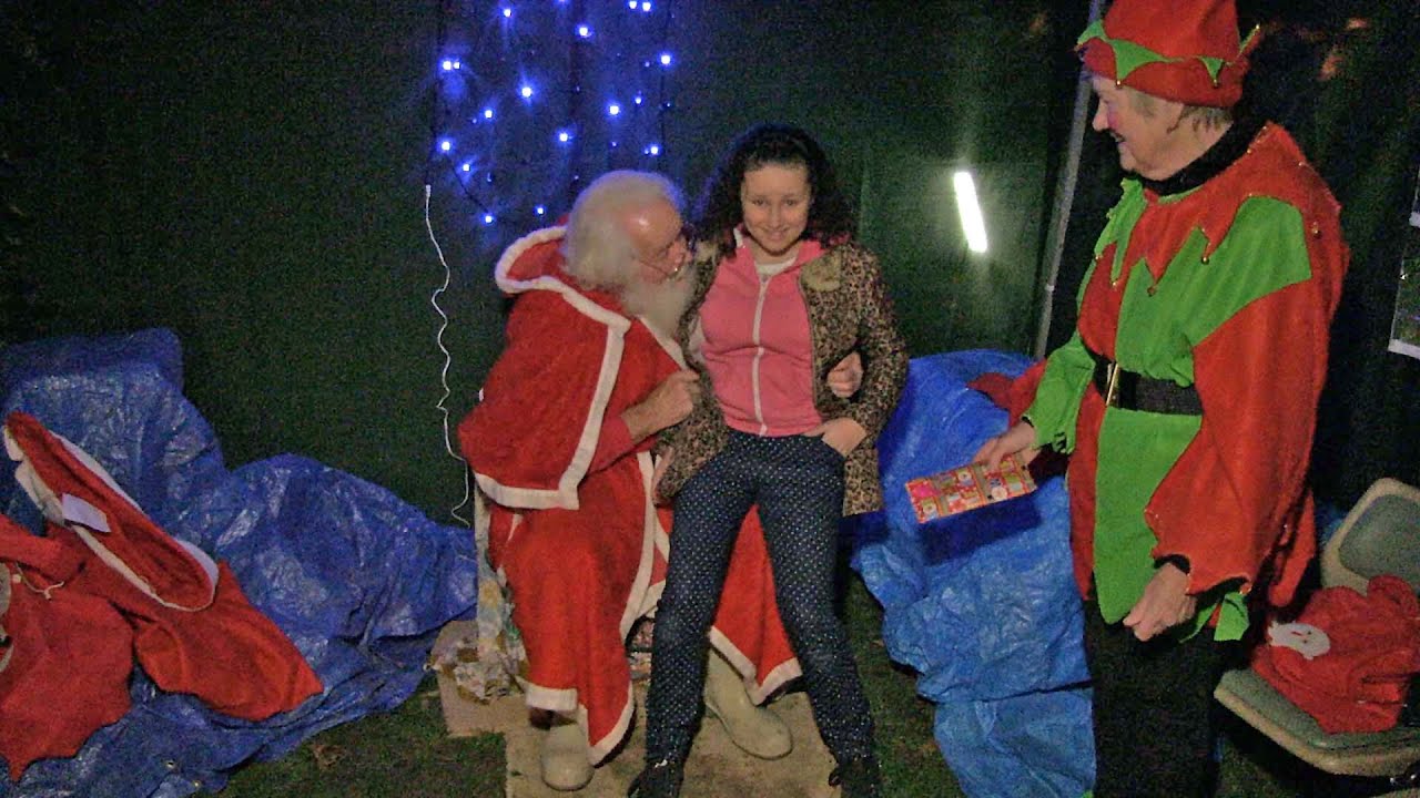 Christmas Carols at Hotham Park & Father Christmas 2014 Bognor Regis   Video by Neil Cooper