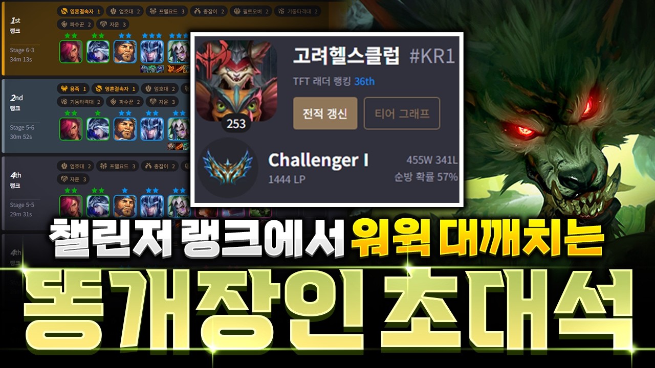 똥개사랑 협회장 챌린저 