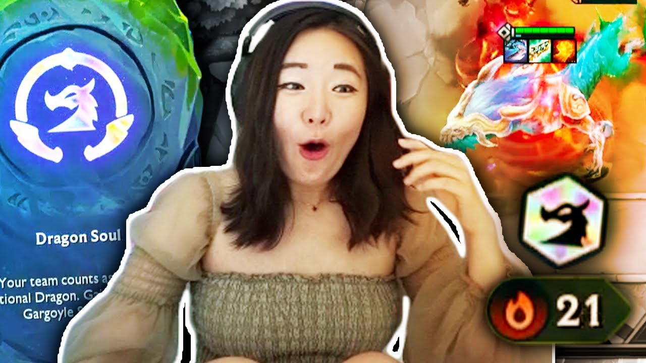 TRYING OUT 6 DRAGONS with DRAGON SOUL! *FOR FUN GAMEPLAY* | TFT 12.19