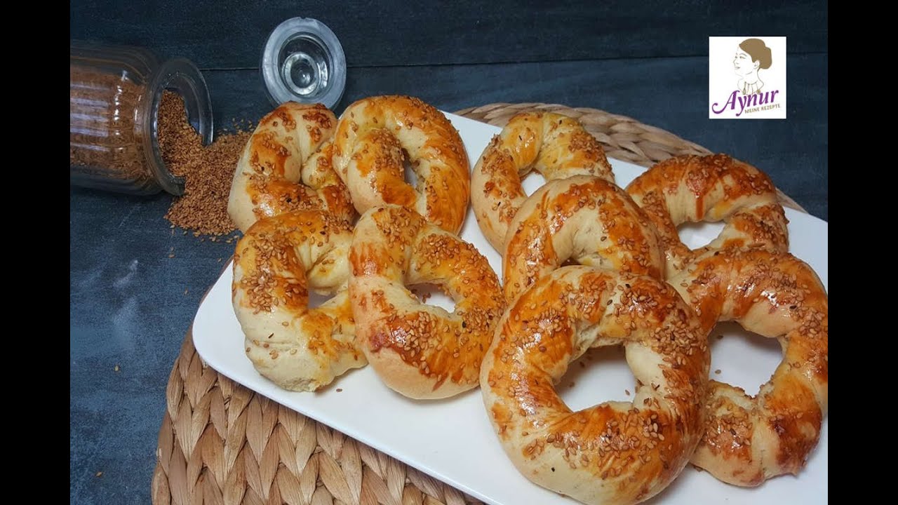 Sesamring wie vom Bäcker I Orijinal pastane simidi tarifi