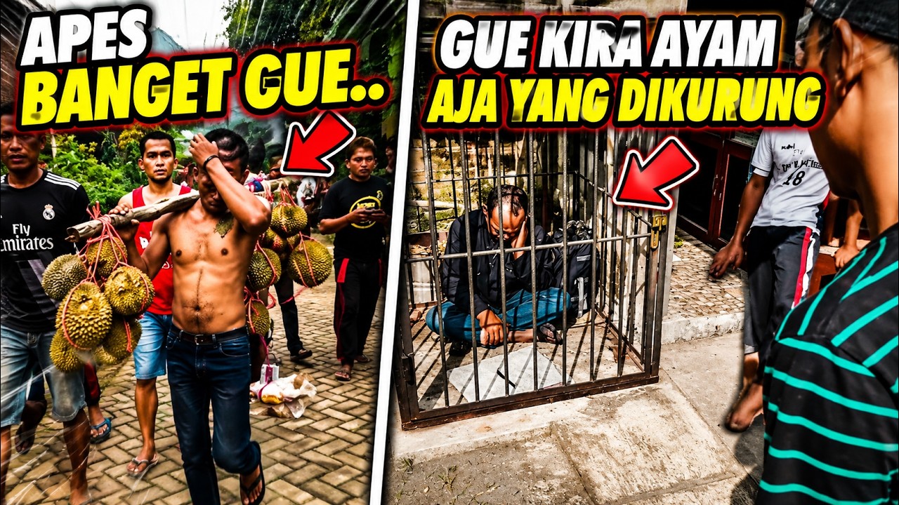 NGAKAK, MALING AUTO TOBAT! BUKANNYA DIPUKULI MALAH DIGINIIN