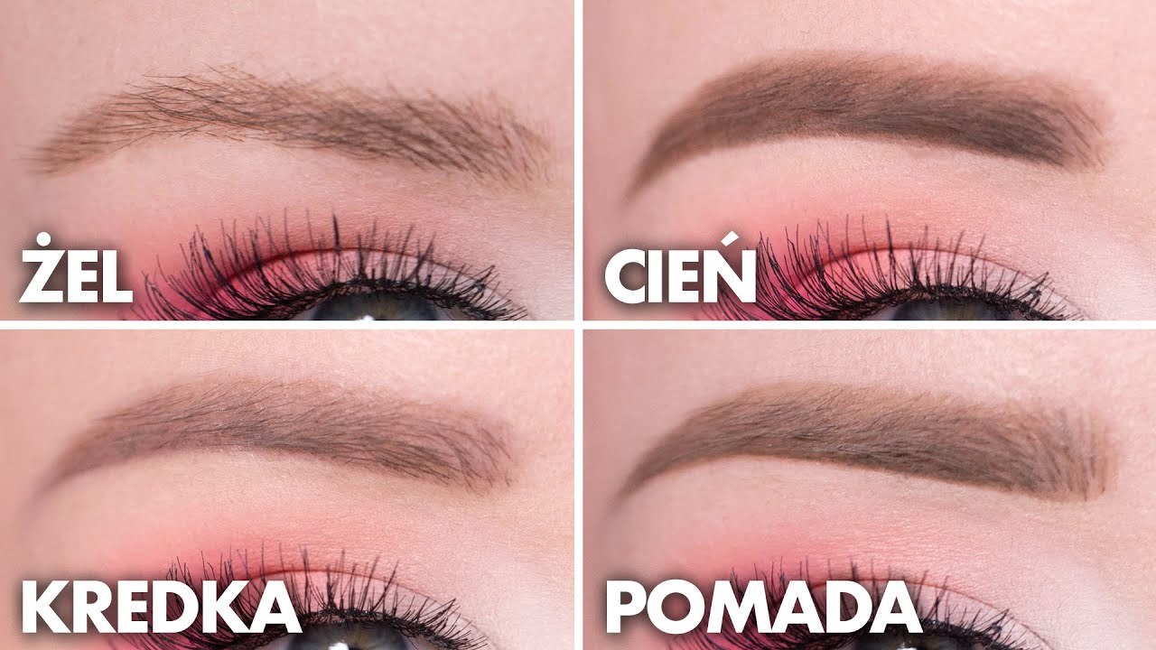Żel, cień, kredka, pomada. IDEALNA METODA na brwi!