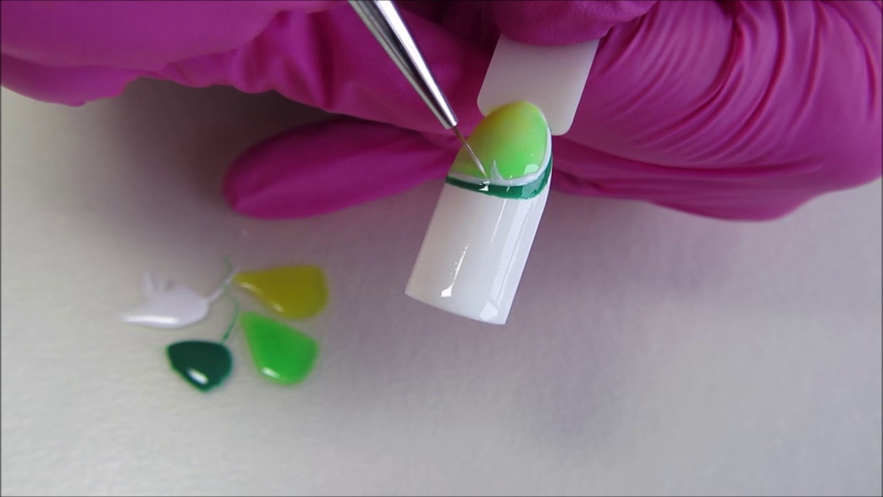 Juicy lime nails - Soczysta limonka na paznokciach