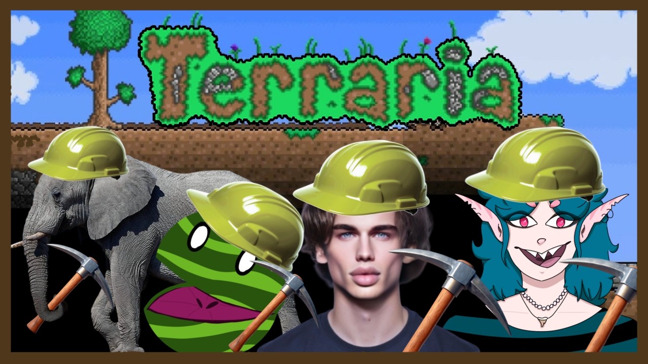 We played the new Terraria update and it was hilarious | Terraria VOD