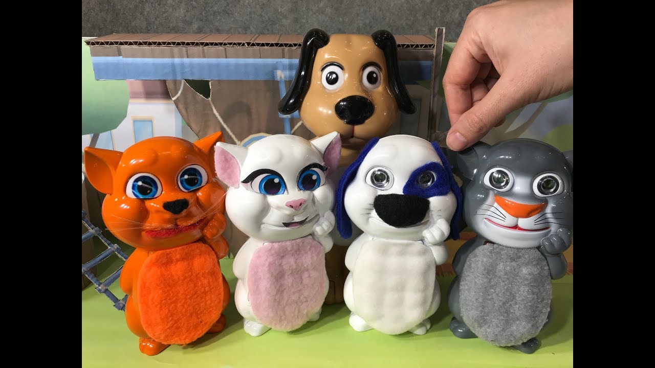 Мои Говорящие Тома Друзья. Новый друг Ginger. Картонная игра. DIY