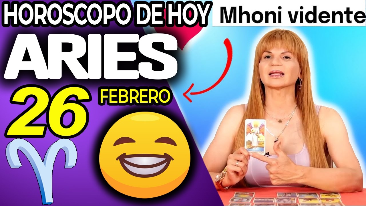 ARIES ♈😁UN GOLPE DE FORTUNA💚QUE CAMBIA TU VIDA💰 Horóscopo De Hoy 26 De Febrero 2026 | Mhoni Vidente