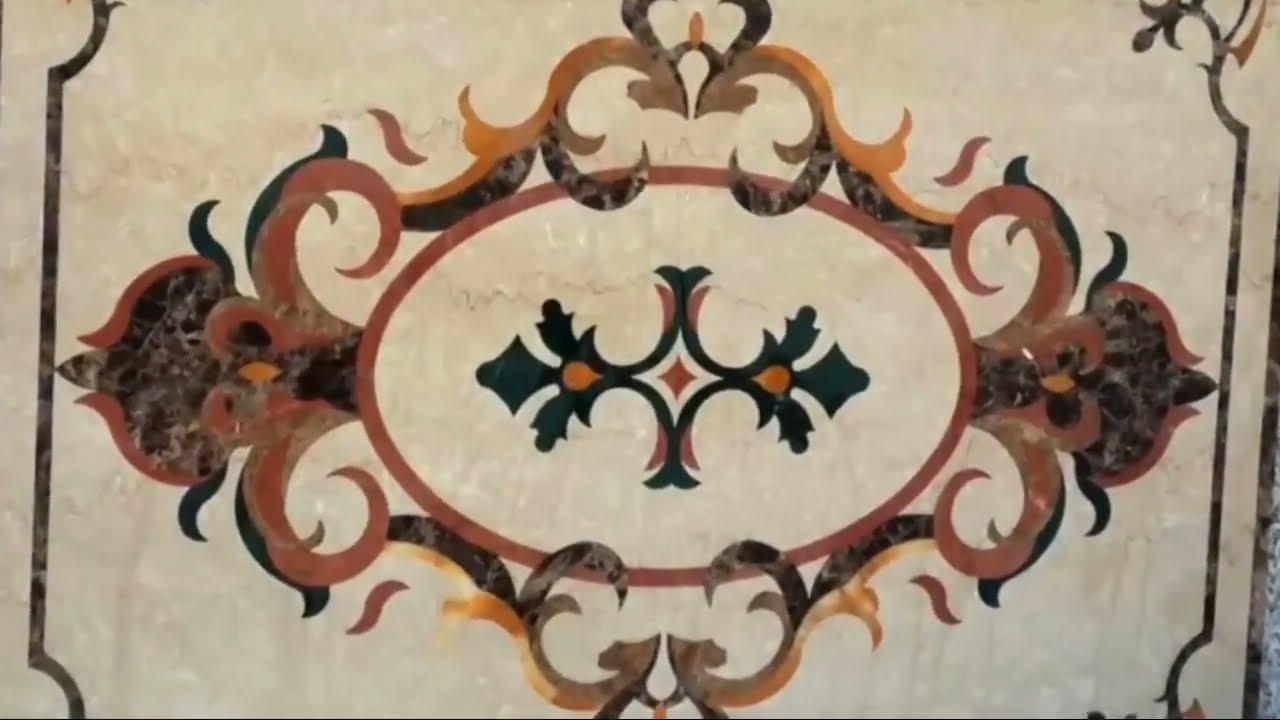طريقة تصنيع الديكورات الرخامية بتقنية وترجيت | WaterJet Marble Decorations