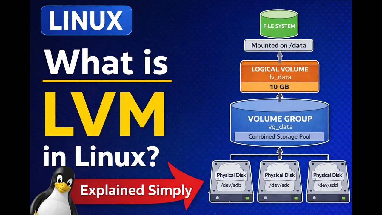 Linux LVM Explained  Create, Extend & Manage Disk Without Downtime