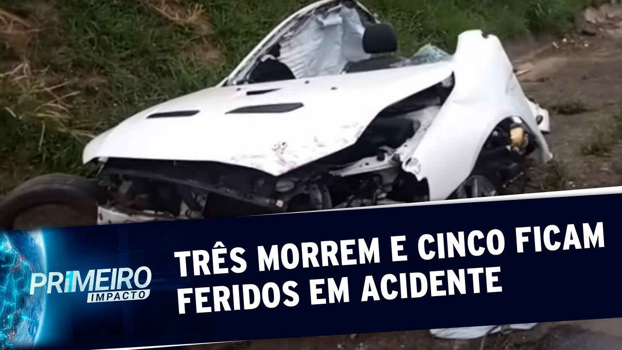 Acidente grave deixa tr&ecirc;s mortos e cinco feridos em rodovia de SP | Primeiro Impacto (23/09/19)