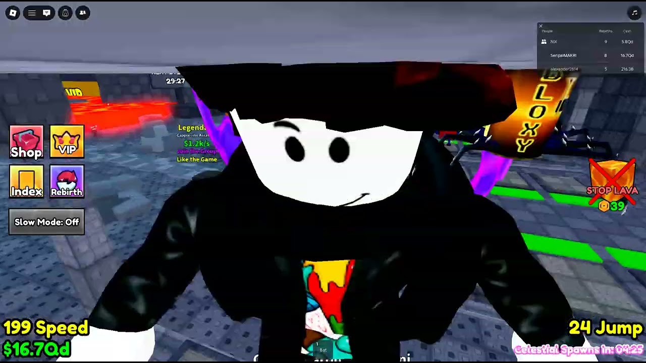 survive lava for brainrot first time bit i alredy grind