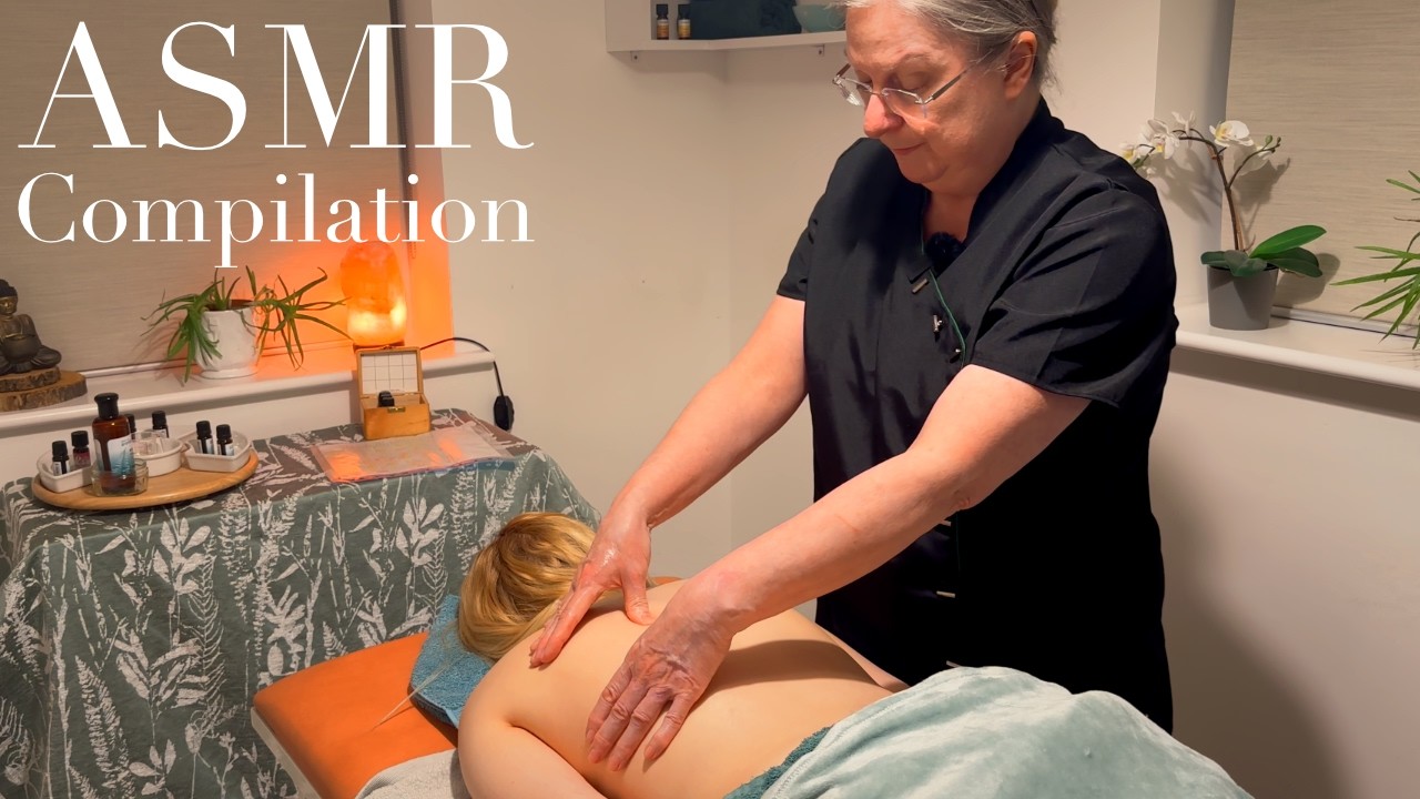 ASMR over 1 hour of Face, Head and body holistic treatments (Unintentional ASMR, Real person ASMR)