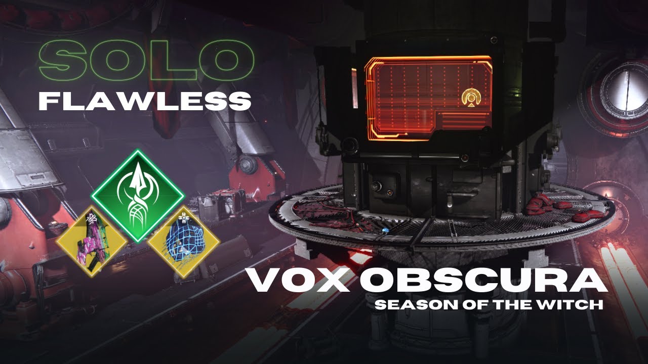 Solo Flawless Vox Obscura with Whirling Maelstrom - Strand Hunter - Season of the Witch - Destiny 2