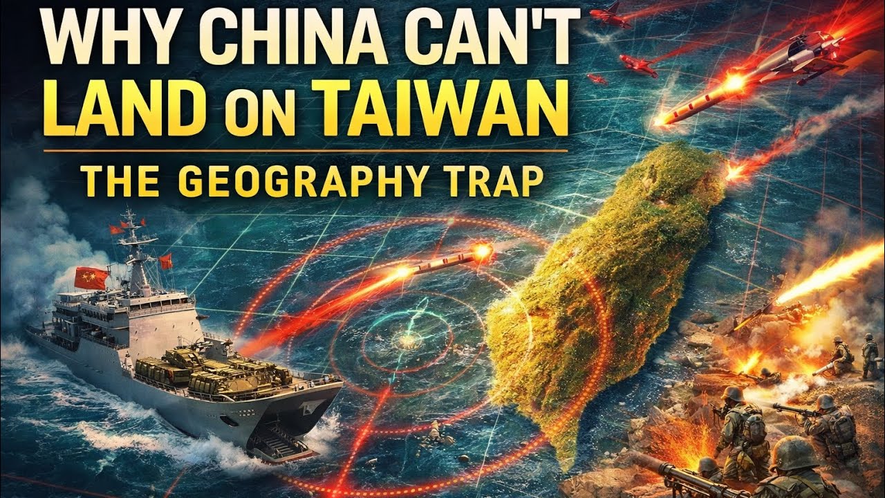 Why China Can’t Land on Taiwan — The Geography Trap