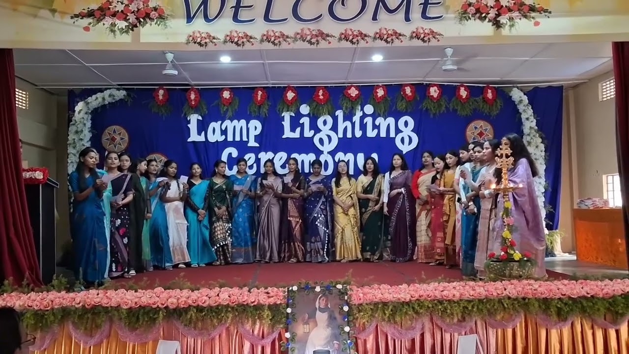 Lamp Lighting Ceremony CHB nursing School #jesus #love #christianfaith #catholic #rcc 