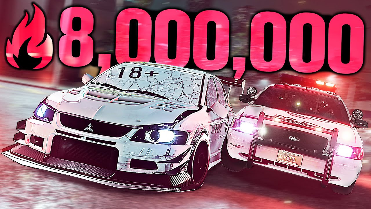 Need for Speed Heat - 8,000,000 REP IN ONE NIGHT! (18+ Evo)