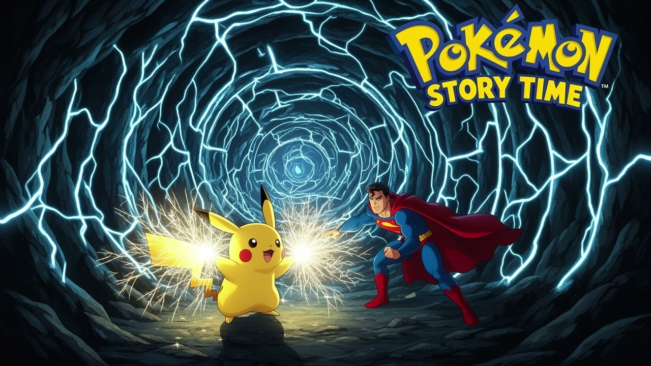 Pokémon Story Time: Pikachu & Superman Explore the Electrified Forest of Secrets