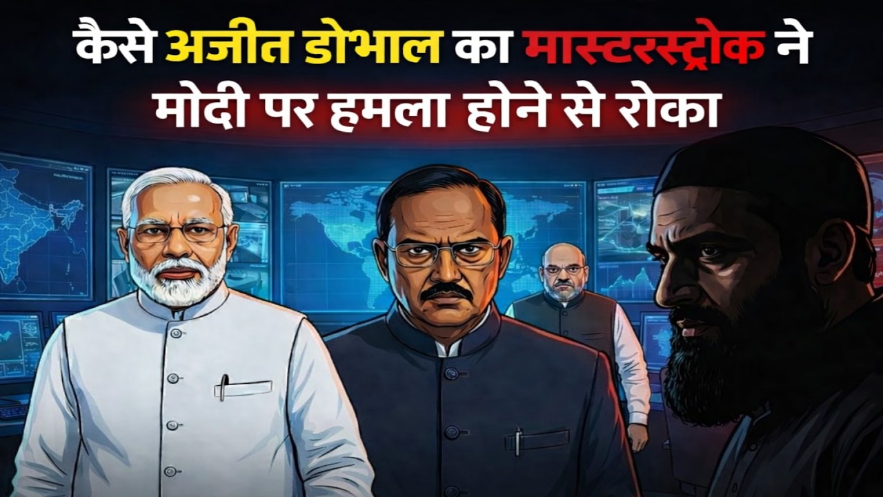Ajit Doval ka Masterstroke Ne Kaise Modi par Hamla Ko Rooka | 2D Animation | Operation Octopus