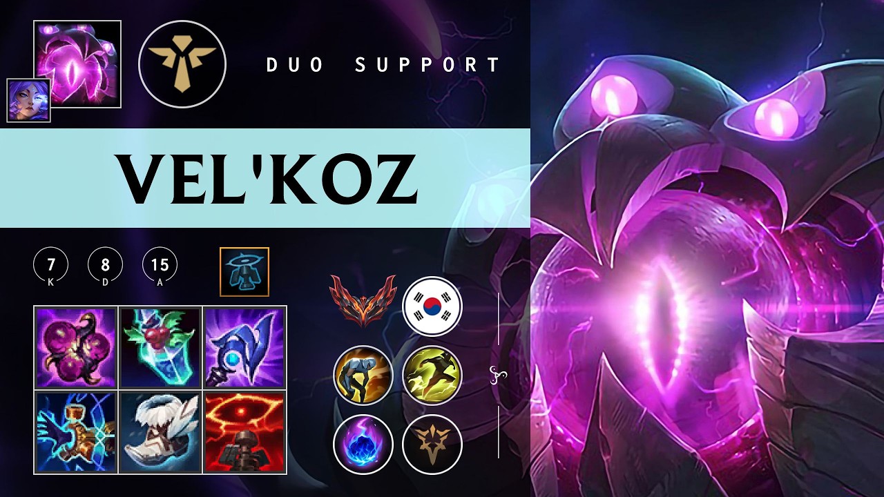 Vel'Koz Support vs Nautilus - KR Grandmaster Patch 26.04