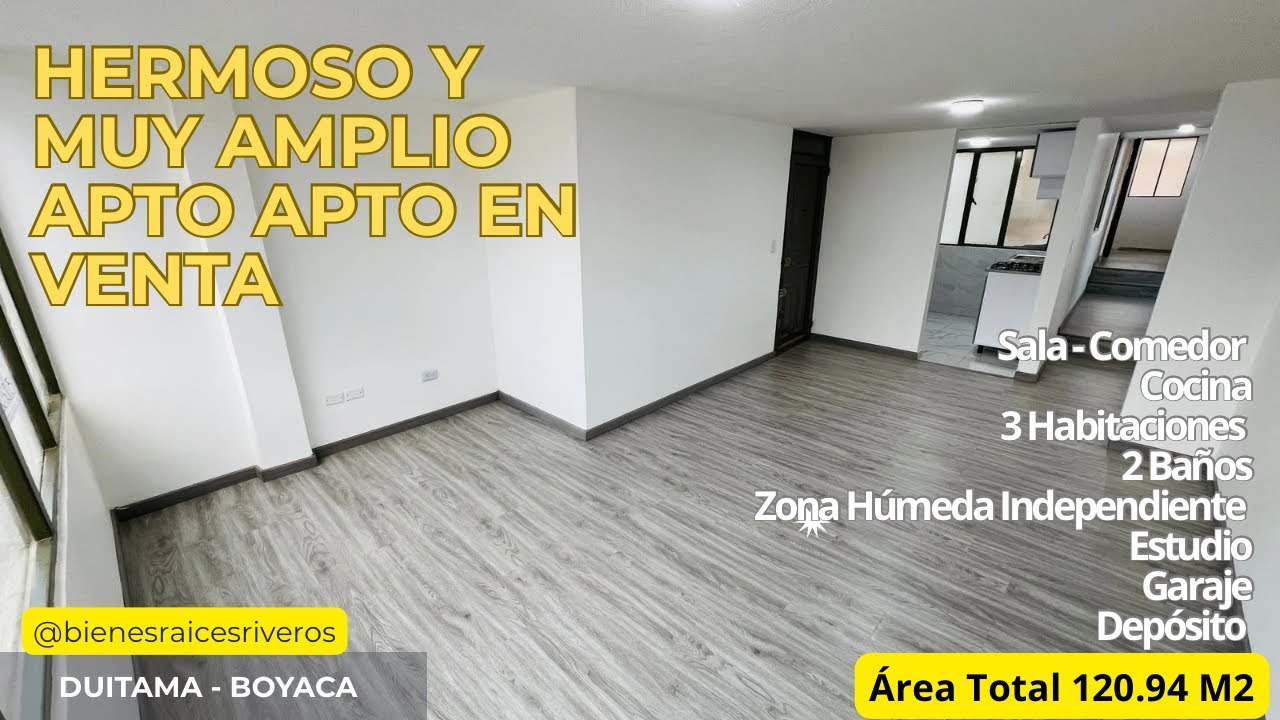 😍 HERMOSO Y MUY AMPLIO EN VENTA DUITAMA 🏢