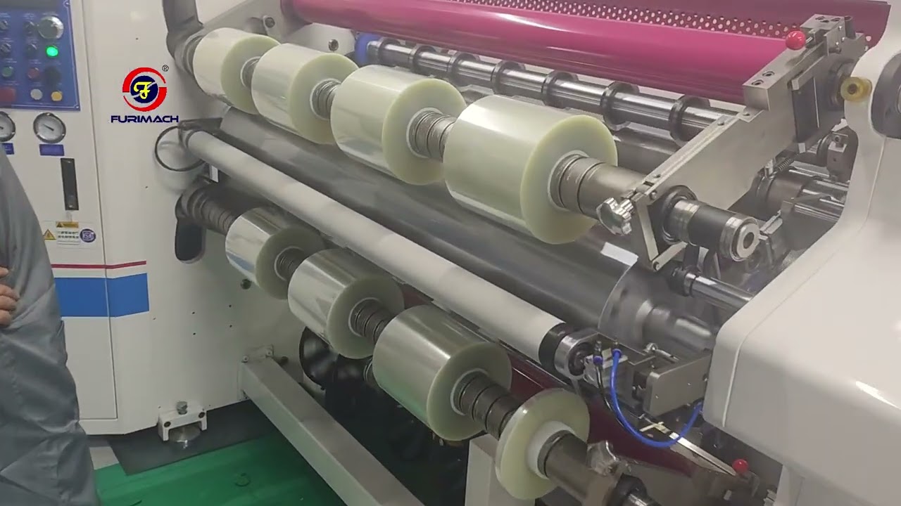 Waste Film Slitting Machine#machine #film #slittingmachine #rewindingmachine