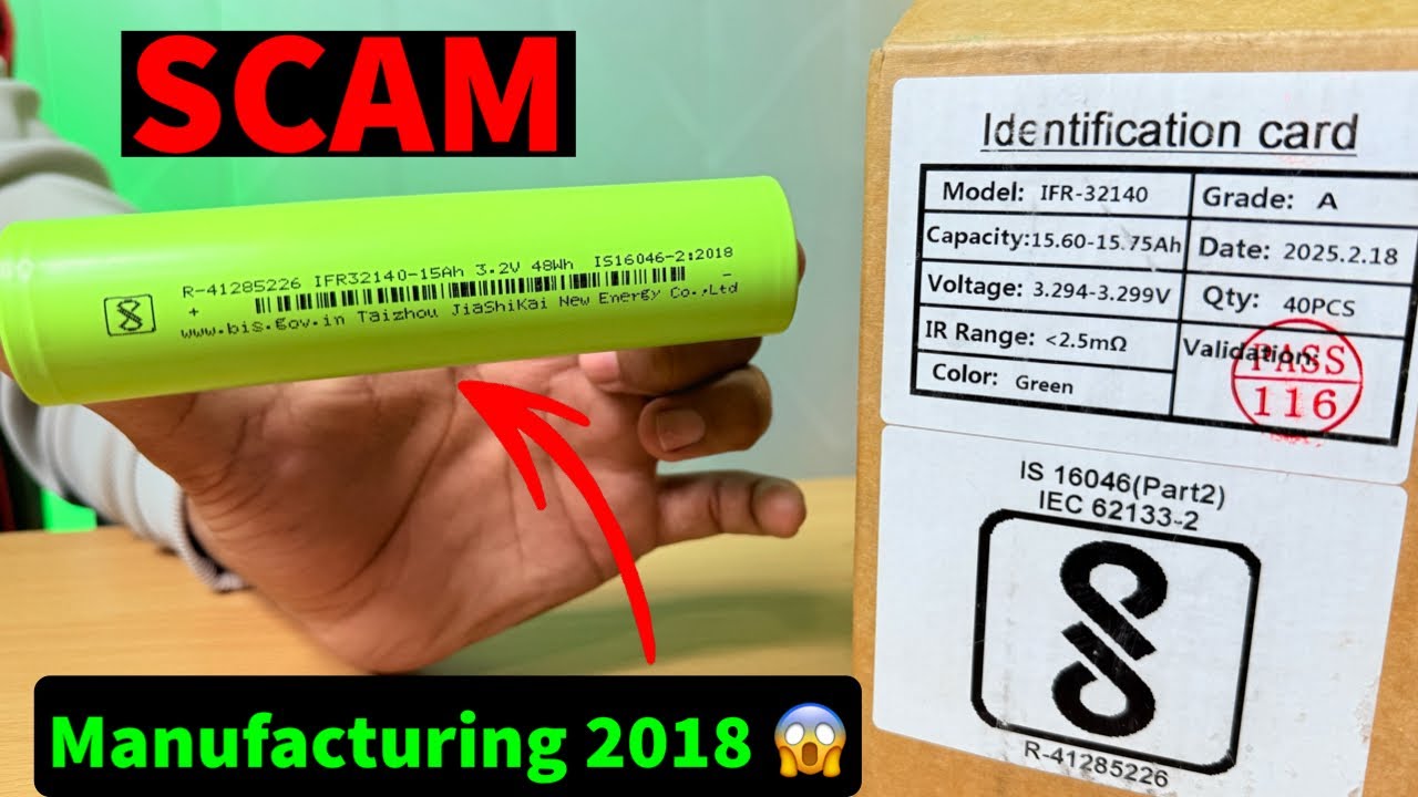 32140 3.2v LIfepo4 15Ah battery | Scam 15ah battery New 2025 Stock @Electronics project