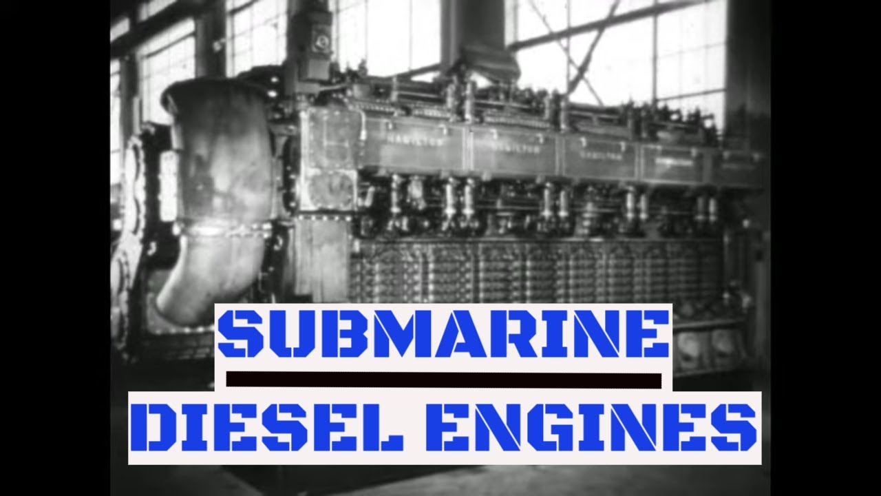 SUBMARINE DIESEL ENGINES  WWII U.S. NAVY TRAINING FILM   FAIRBANKS MORSE  17984