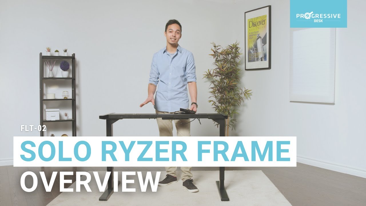 Adjustable Dual Motor Standing Desk Frame | Solo Ryzer | Progressive Desk