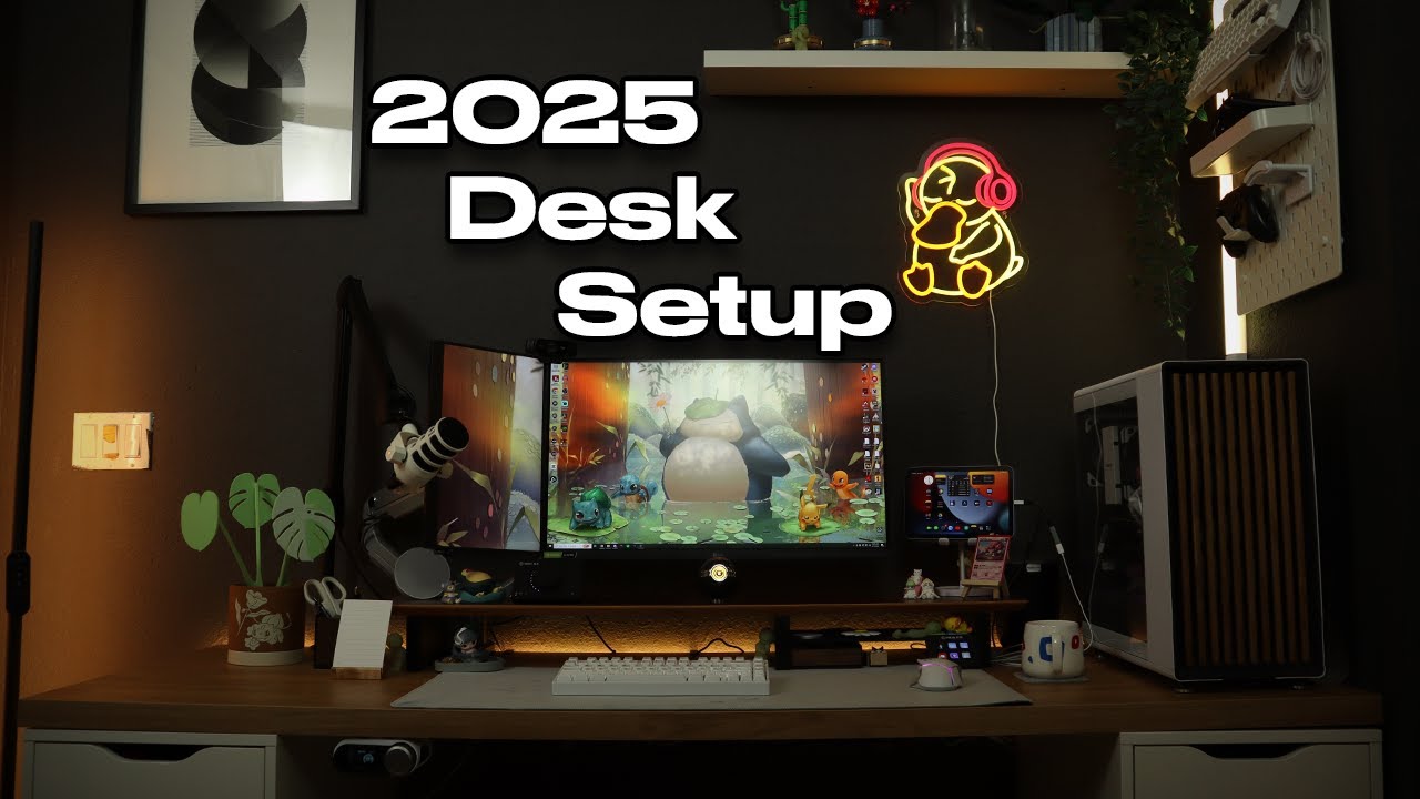 Giving my Desk Setup a COMPLETE Makeover (2025)