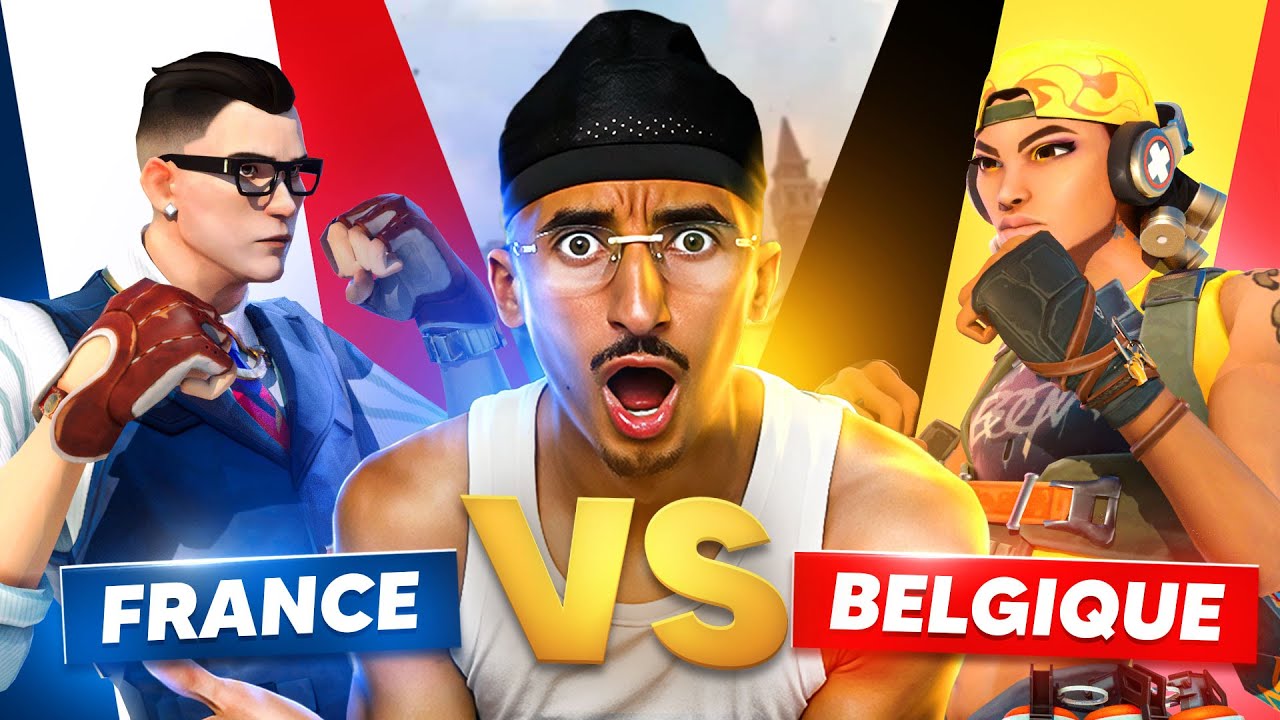 FRANCE CONTRE BELGIQUE SUR VALORANT.. (C'ETAIT HILARANT) 🤣