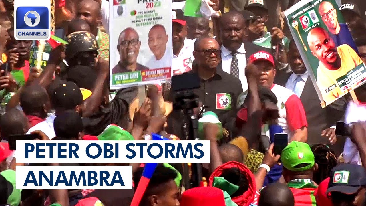 ‘No One Will Wish To Leave Nigeria,’ Obi Campaigns In Anambra
