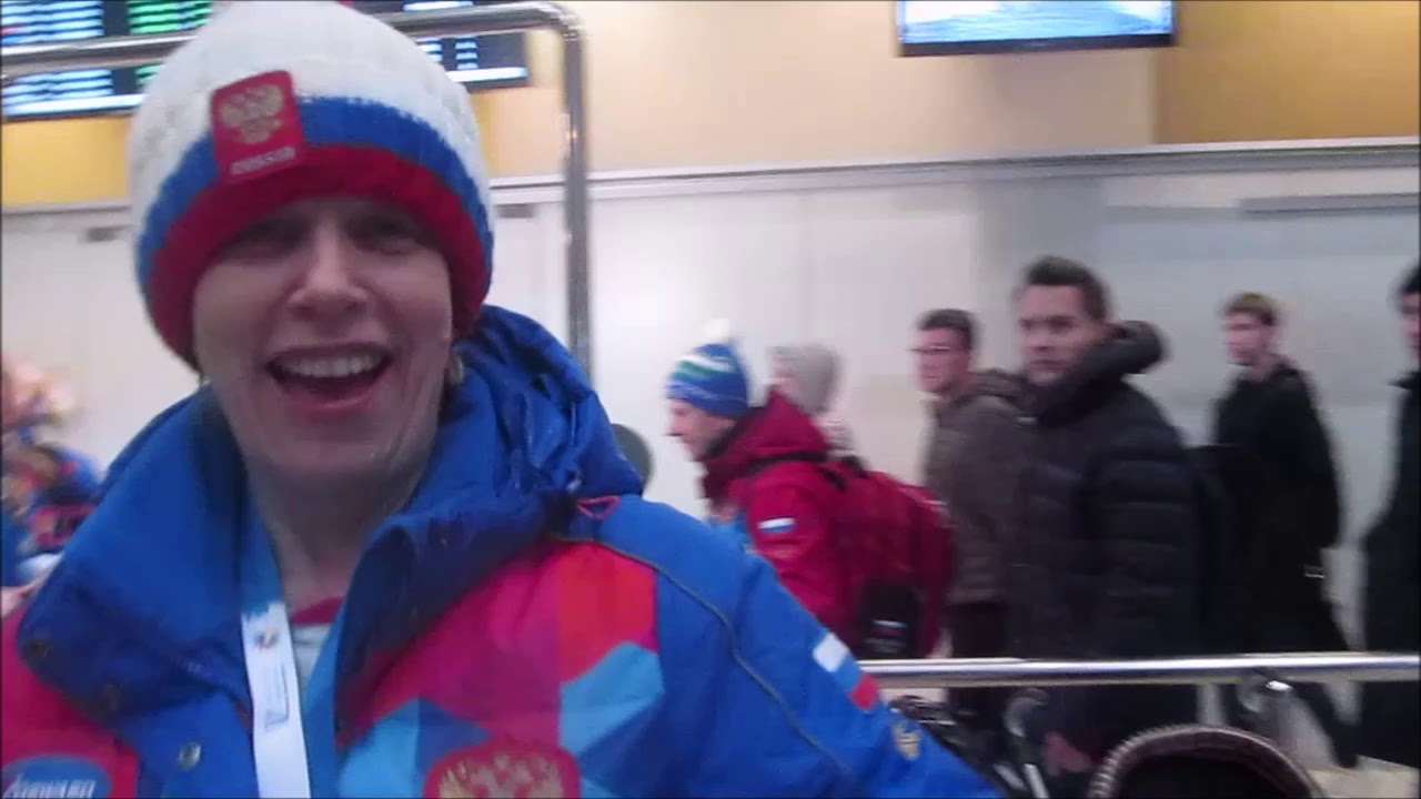 Встреча сурдлимпийцев-шахматистов в аэропорте Екатеринбурга.