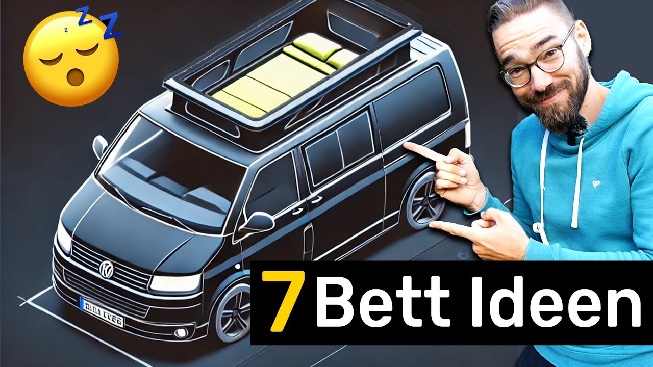 Camper BETT Vergleich | Alle Schlaflösungen für VW T5/6 und co | Vor- und Nachteile