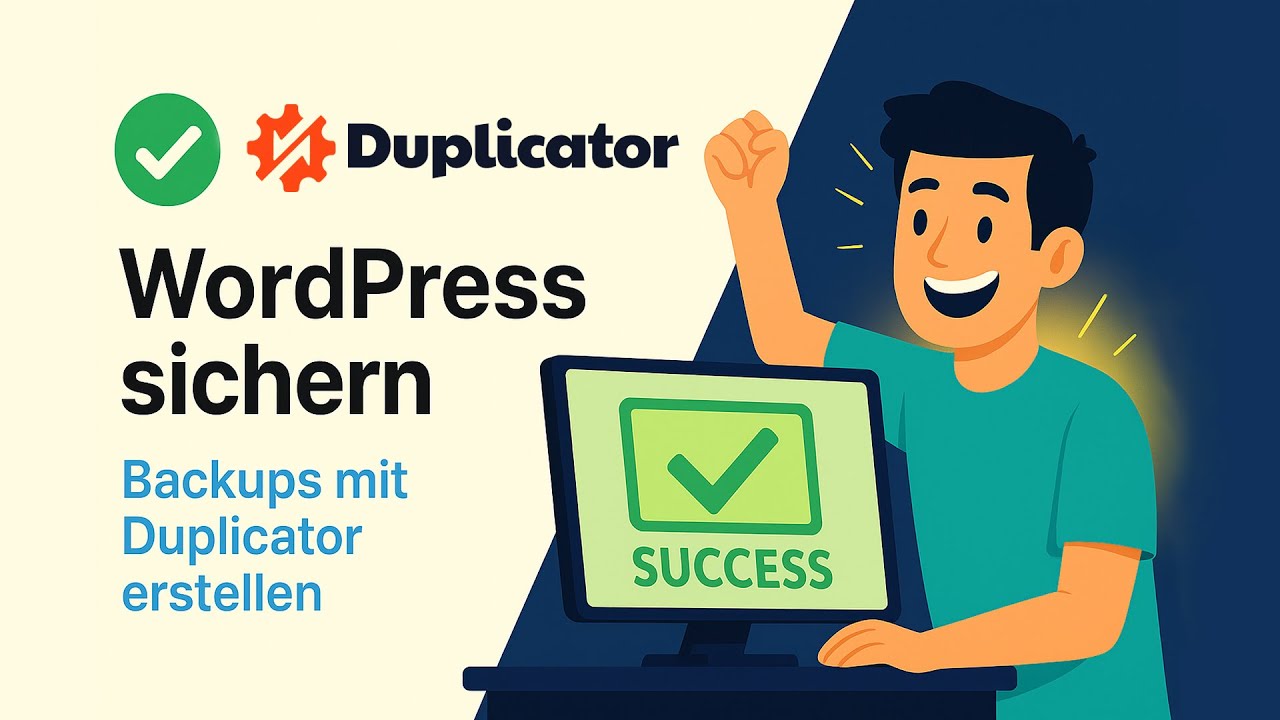 WordPress Sicherung erstellen mit Duplicator | Backup erstellen & sicher in der Cloud speichern