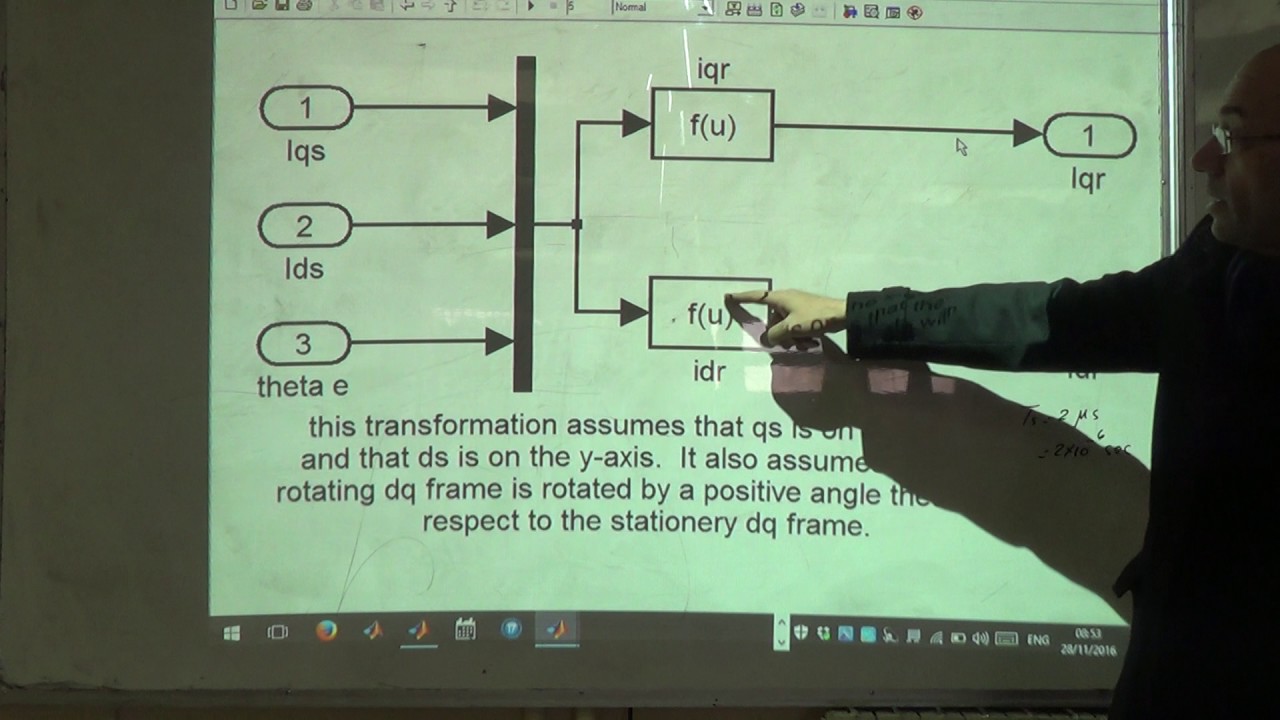 Open Loop dq Model of a SCIM:  Overview in Simulink, 28/11/2016