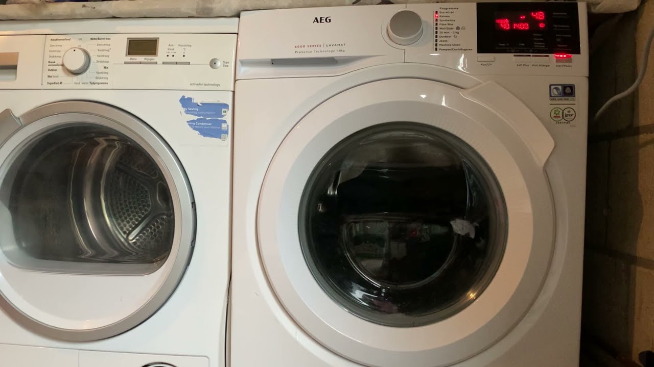 🧺 AEG 6000 series Lavamat kort programma centrifugeert op 1400 toeren!!