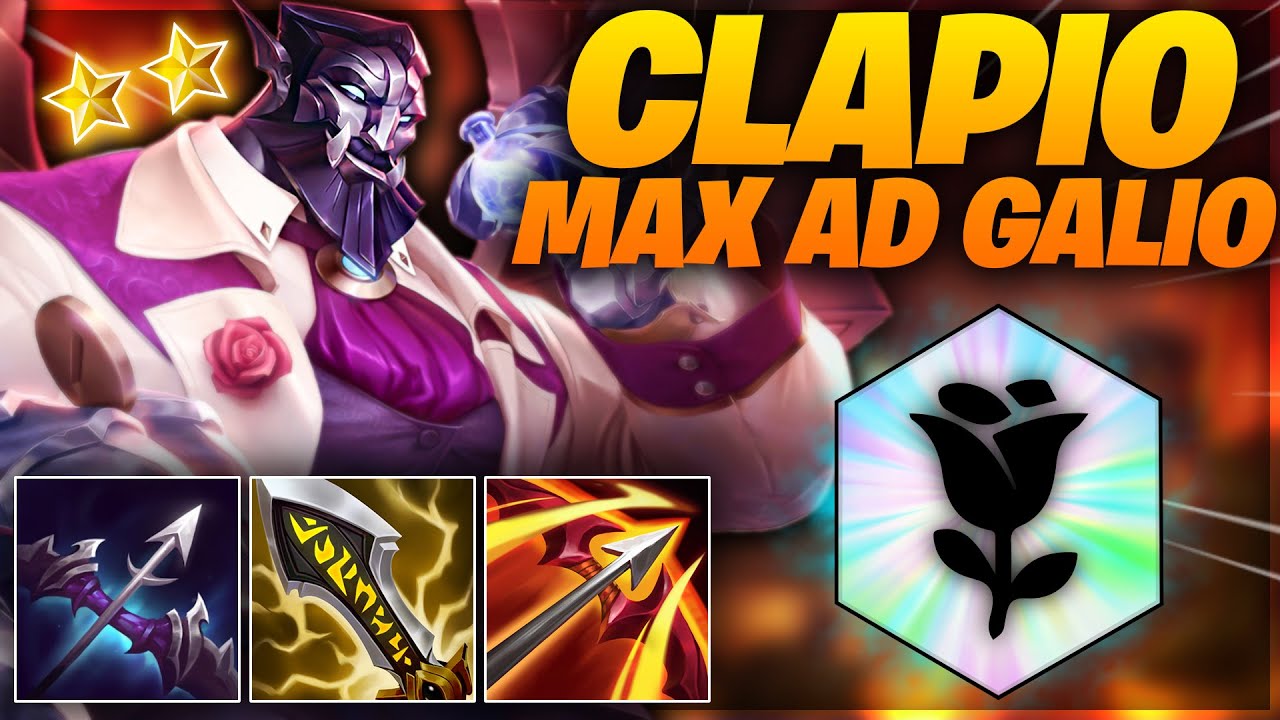 CLAPIO IS BROKEN!! 3 Socialite Colossus AD Galio Carry (TFT Set 6 Patch 11.23b) | Milk