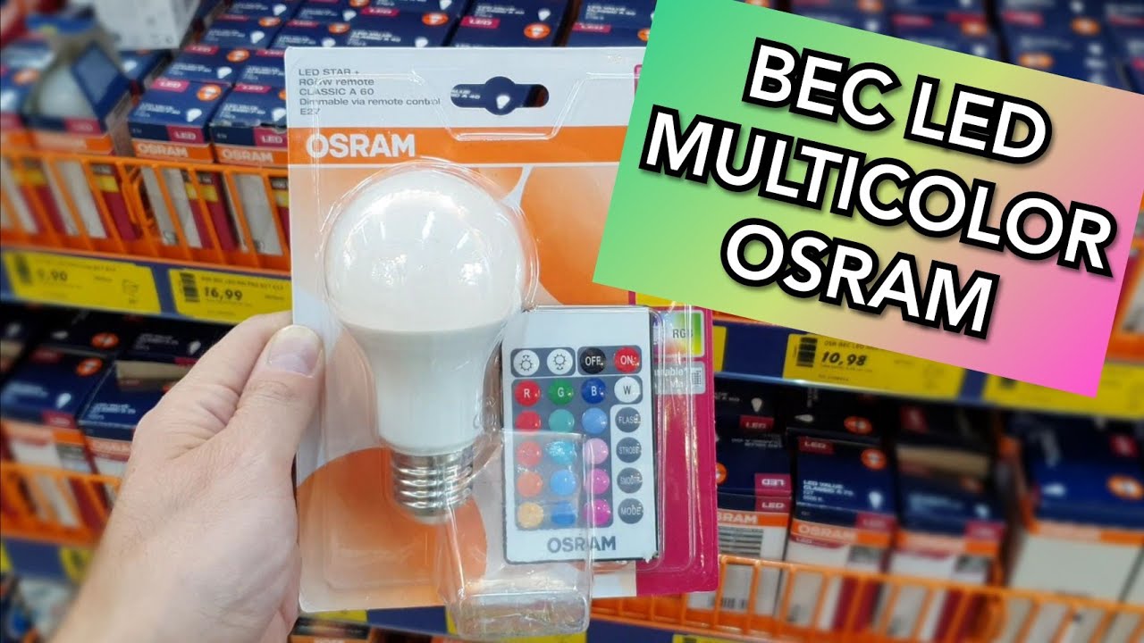 Bec led Multicolor - OSRAM Led Star+