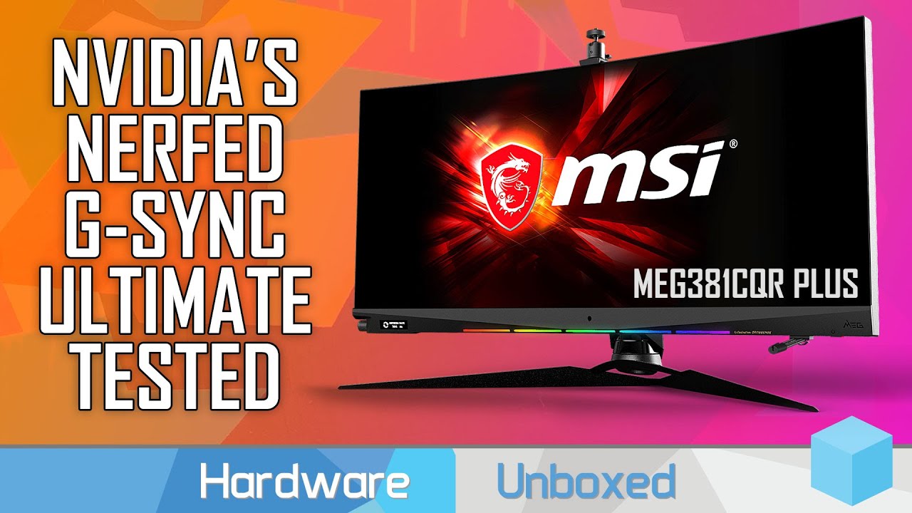 G-Sync Ultimate Sucks Now - MSI MEG381CQR Plus Review