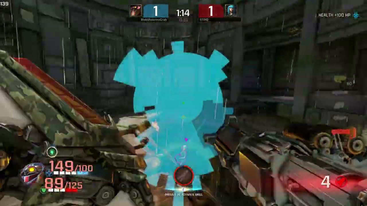 Quake Champions 1on1 VS stoic (its rare to find people like this who dont use aimbot or wallhack)