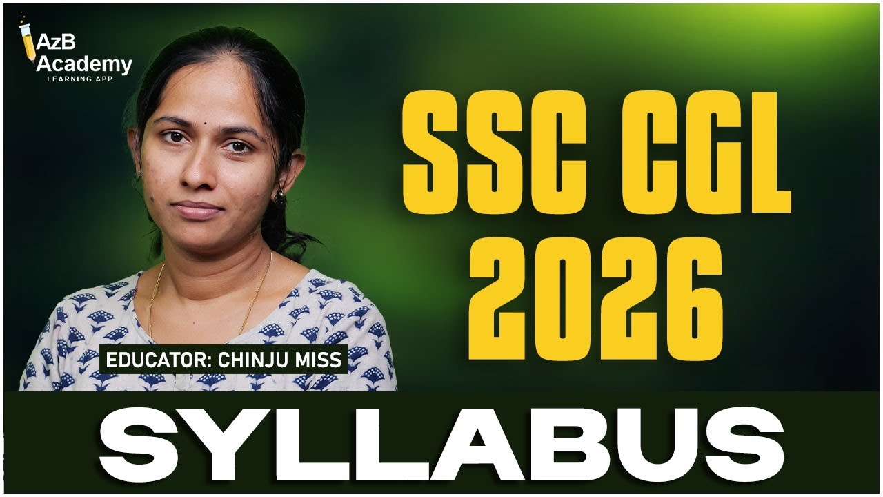 SSC CGL 2026 | SSC CGL Syllabus 2026 | SSC Malayalam | AzB Academy #ssccgl2026 #ssccglsyllabus