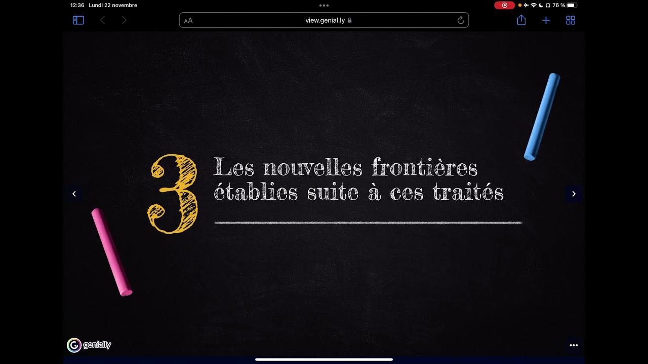 Trait&eacute;s de Paix - TD2