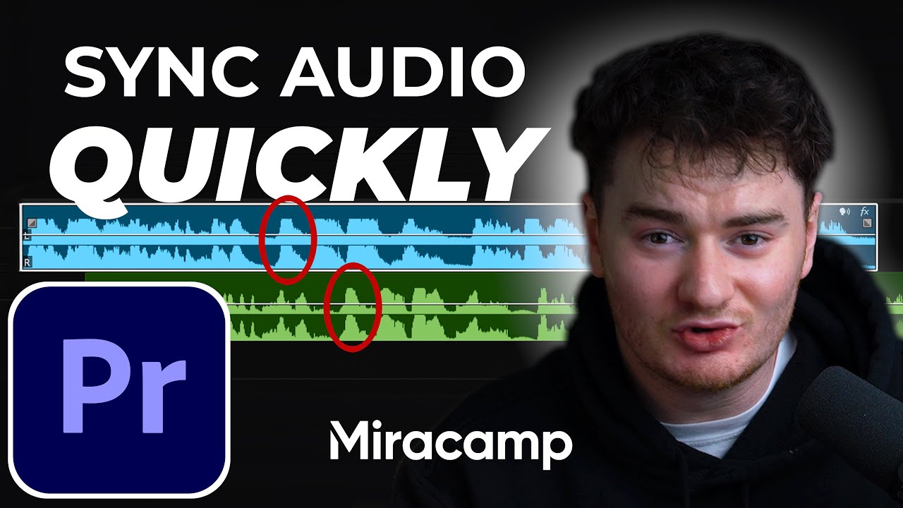 How to Sync Audio in Premiere Pro | Easy Auto & Manual Audio Sync Tutorial