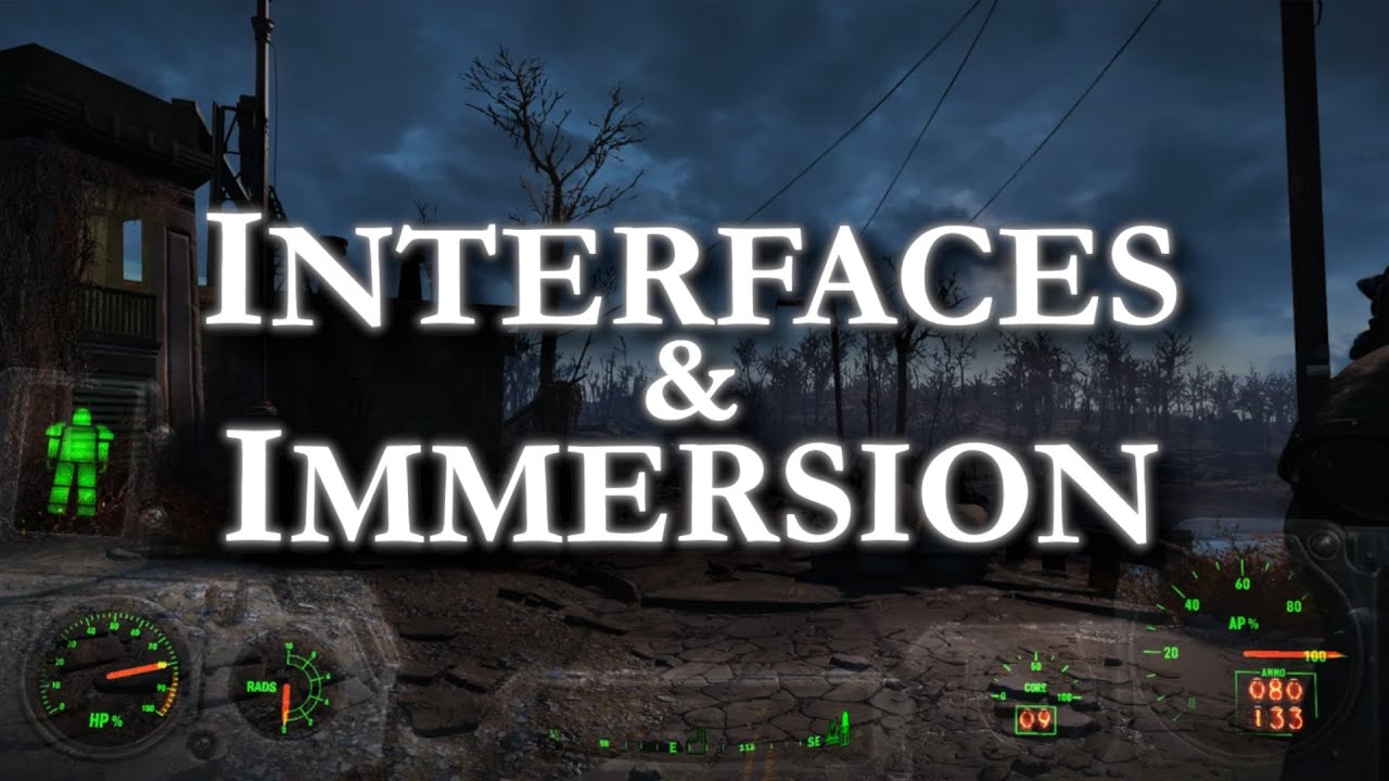 Interfaces & Immersion &bull; Video Game Analysis