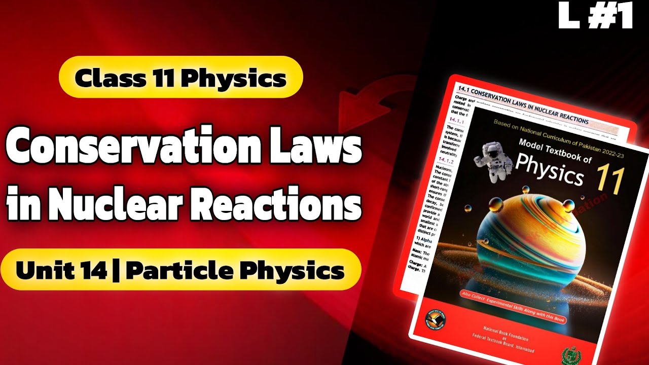 Conservation Laws in Nuclear Reactions | Chapter 14 : Particle Physics | Class 11 Physics | NBF