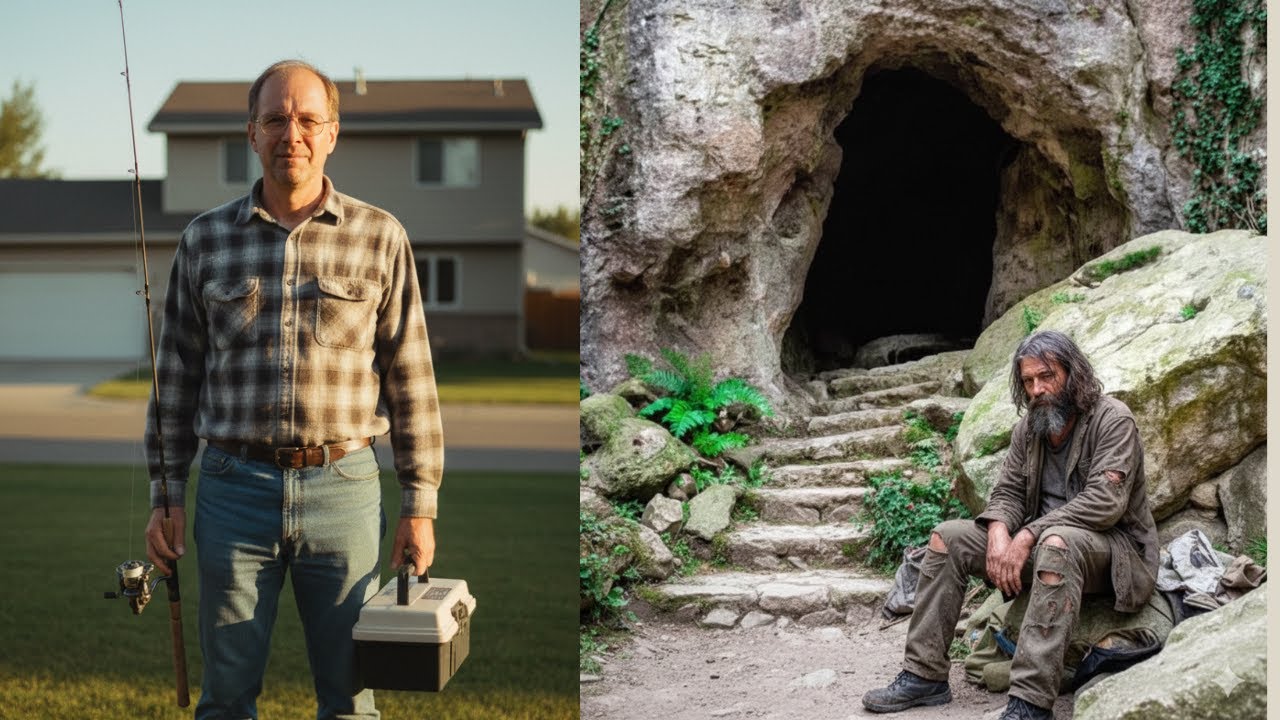 Man Vanished in 2003 — 21 Years Later DRONE FOOTAGE captured Him Living in Secret BUNKER